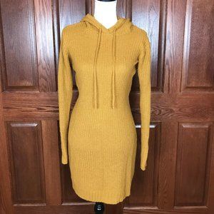 Super Cute! Mustard Yellow Sweater Dress